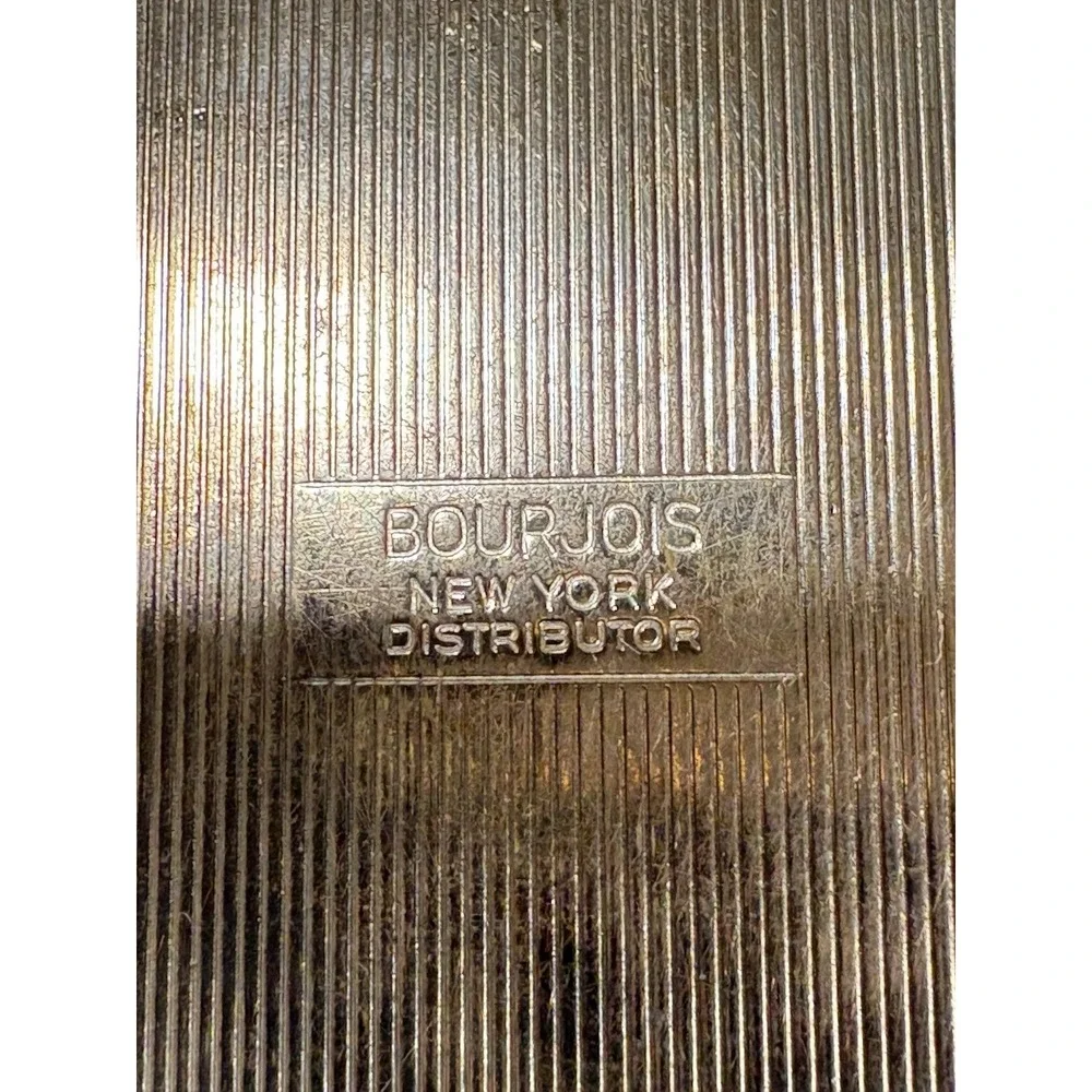 Vintage Bourjois New York Powder & Mirror Gold-tone‎ Case Only See Pictures